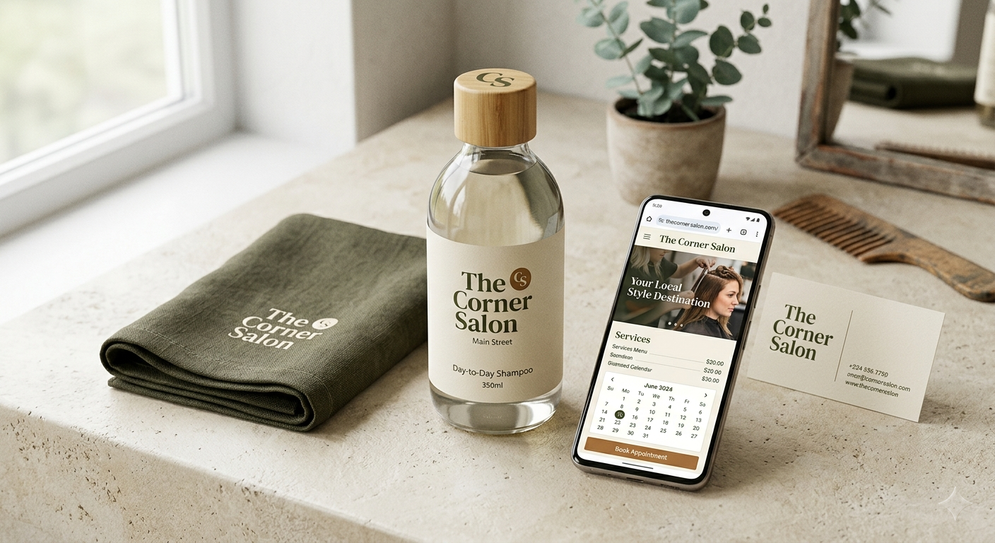 The Corner Salon — Digital Setup